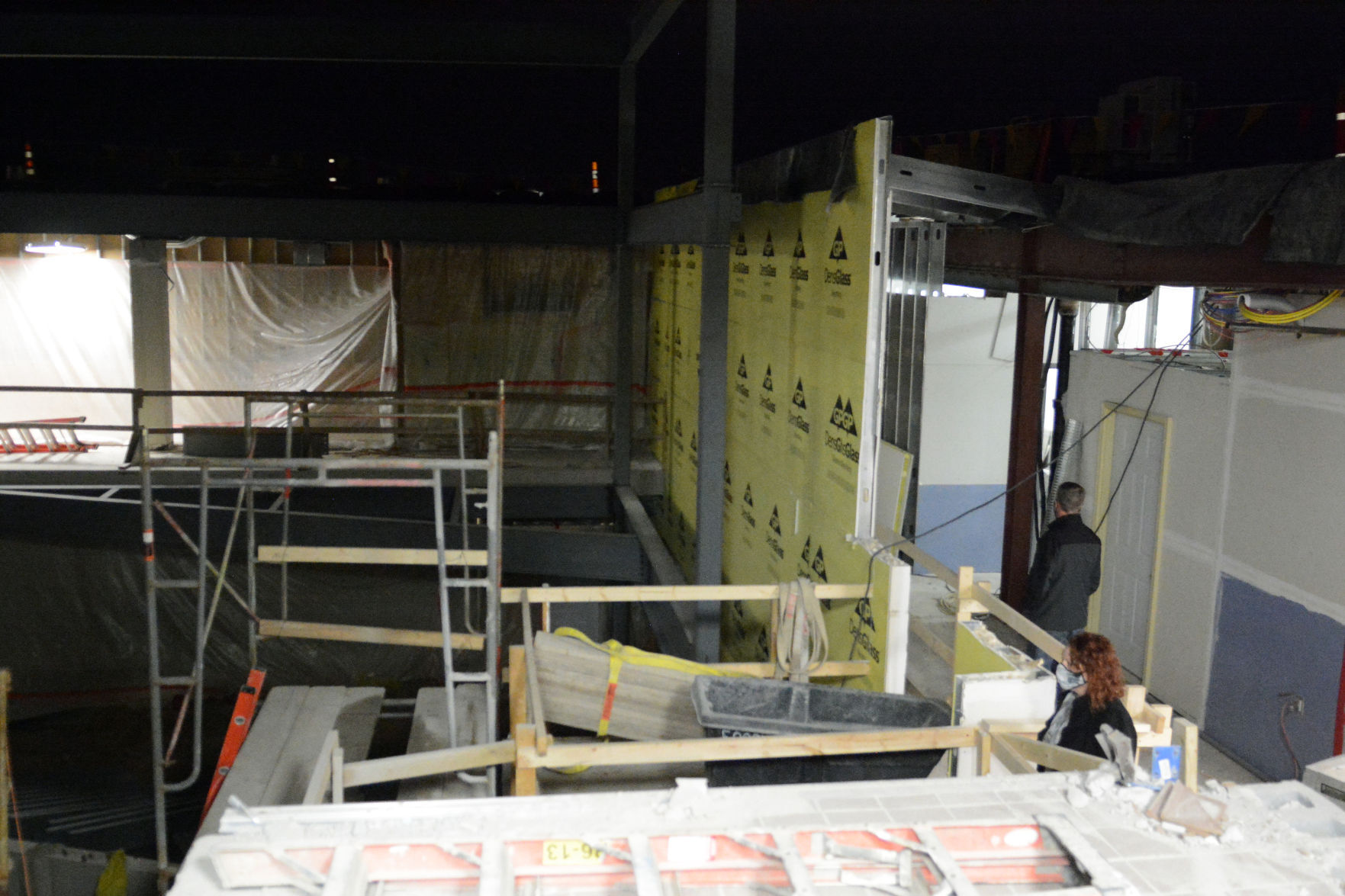 Tour of Jack Young Middle School construction, Dec. 7